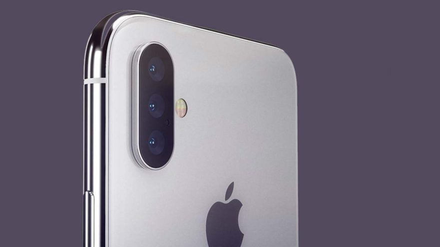 Apple iPhone X triple rear cameras on Revu Philippines designed by Martin Hajek for iDropNews