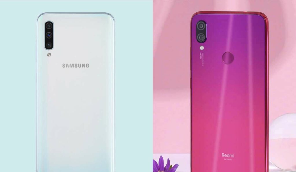 redmi note 9 vs samsung a50