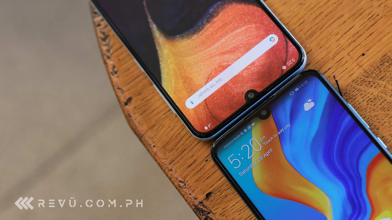 samsung galaxy a51 vs huawei p30 lite new edition