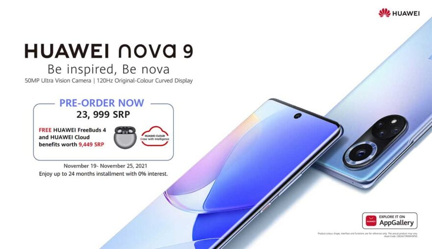 Huawei Nova 9 Philippine price, preorder details revealed - revü