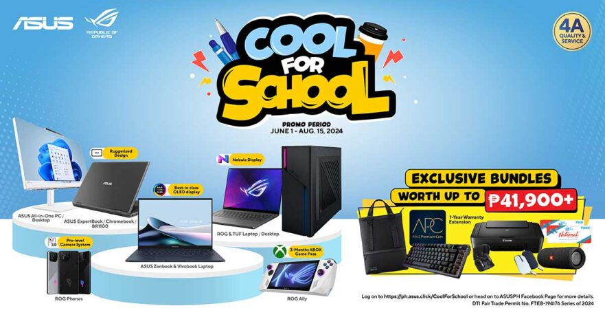 ASUS Cool for School 2024 promo full details via Revu Philippines