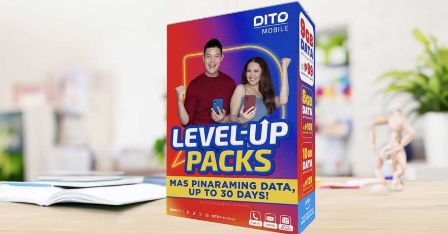 DITO Level-Up packs or plans information and price via Revu Philippines