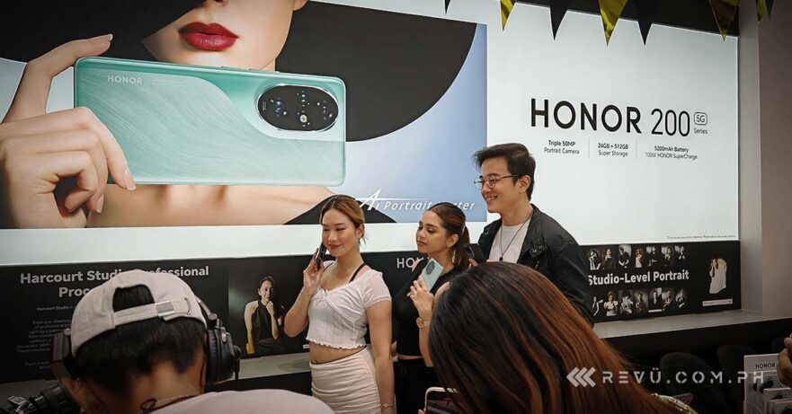 HONOR 200 and HONOR 200 Pro first-day sale event with Elija Alejo and Sophia Senoron and and Martin Chua via Revu Philippines