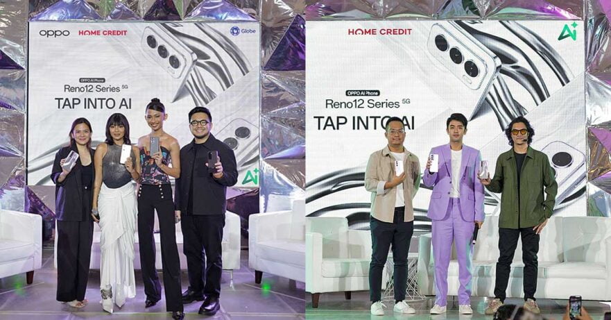 Nadine Lustre and David Licauco at the OPPO Reno12 and OPPO Reno12 Pro launch via Revu Philippines