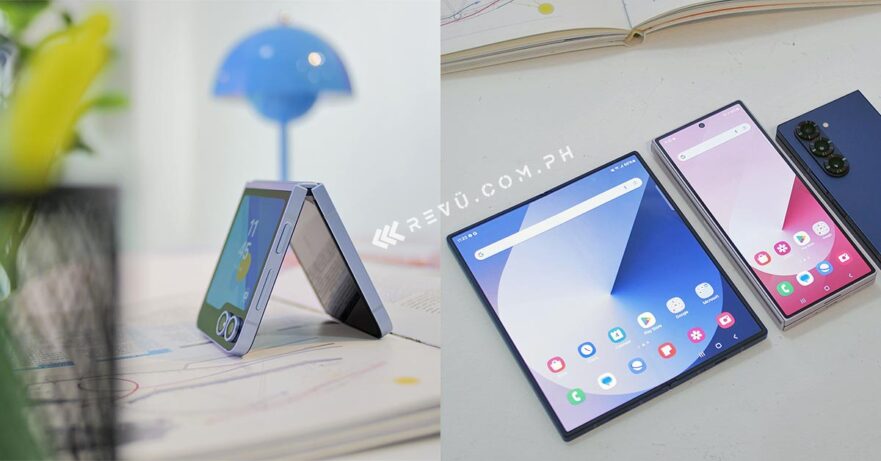 Samsung Galaxy Z Flip6 and Galaxy Z Fold6 price and specs and short feature video via Revu Philippines