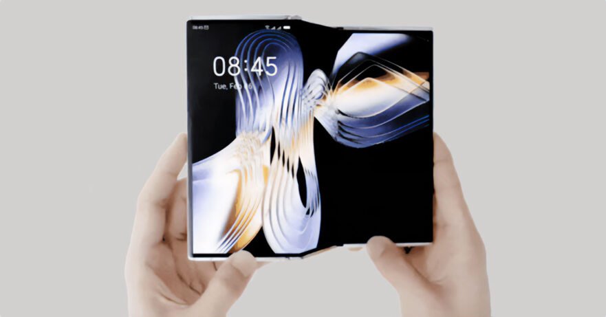 Huawei Mate XT tri-fold smartphone concept design via Revu Philippines