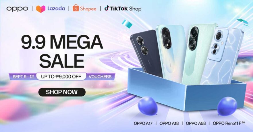 OPPO 9.9 Mega Sale 2024 details via Revu Philippines