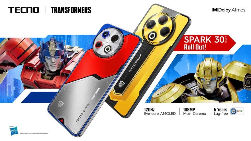 TECNO Spark 30 Pro Optimus Prime Edition and TECNO Spark 30 Bumblebee Edition price and specs via Revu Philippines