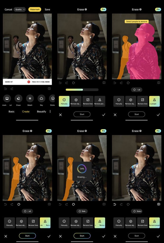 Xiaomi 14T AI Erase Remove People feature sample by Revu Philippines