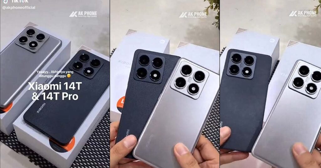 Xiaomi 14T Pro and Xiaomi 14T design leak via Revu Philippines