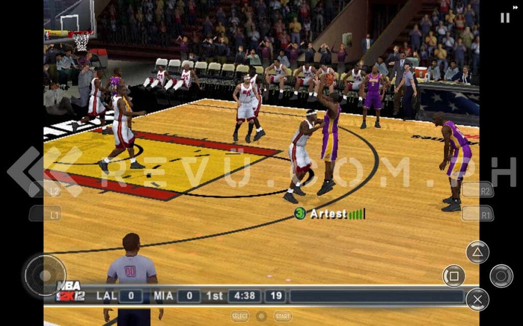 NBA 2K12 game performance on the HONOR Pad X8a via Revu Philippines