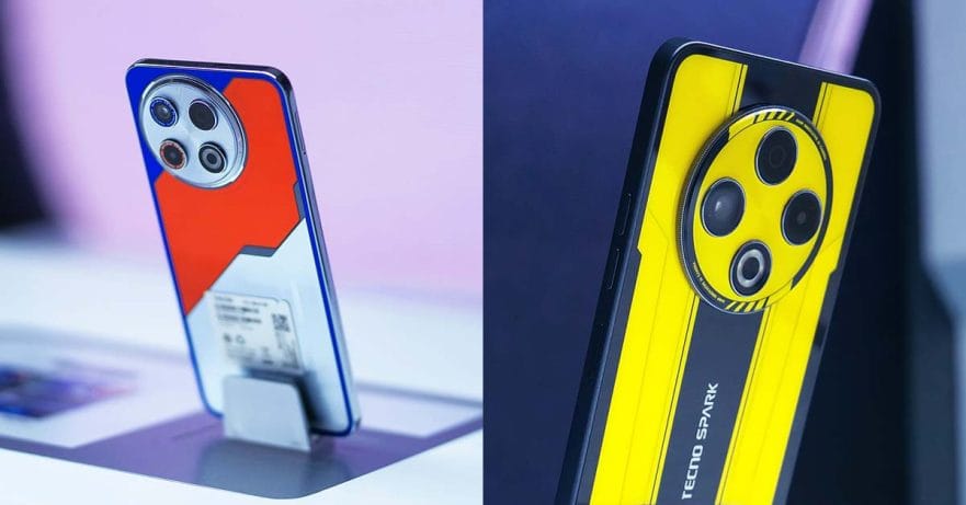 TECNO SPARK 30 Pro Optimus Prime Edition and TECNO SPARK 30 Bumblebee Edition price and specs via Revu Philippines