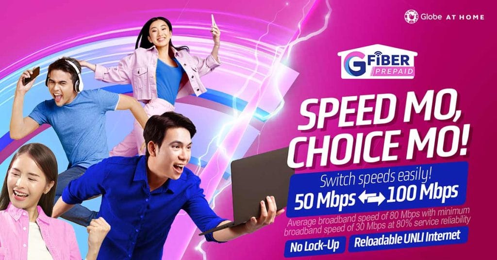 Up to 100Mbps: Globe At Home launches PH's fastest prepaid fiber yet - revü