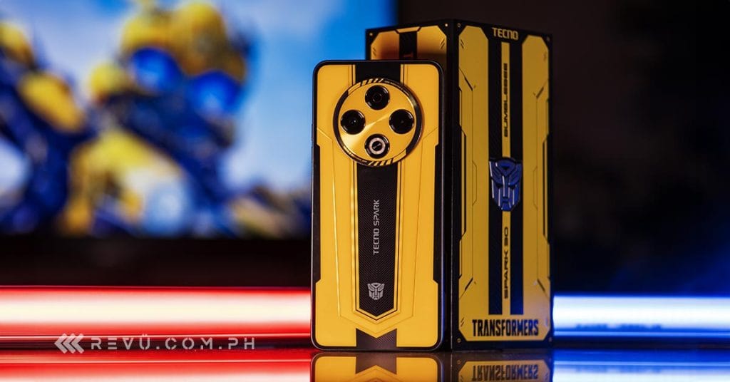 TECNO SPARK 30 Bumblebee Edition review and price and specs via Revu Philippines