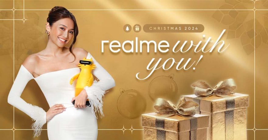 realme With You holiday campaign 2024 with Kathryn Bernardo via Revu Philippines