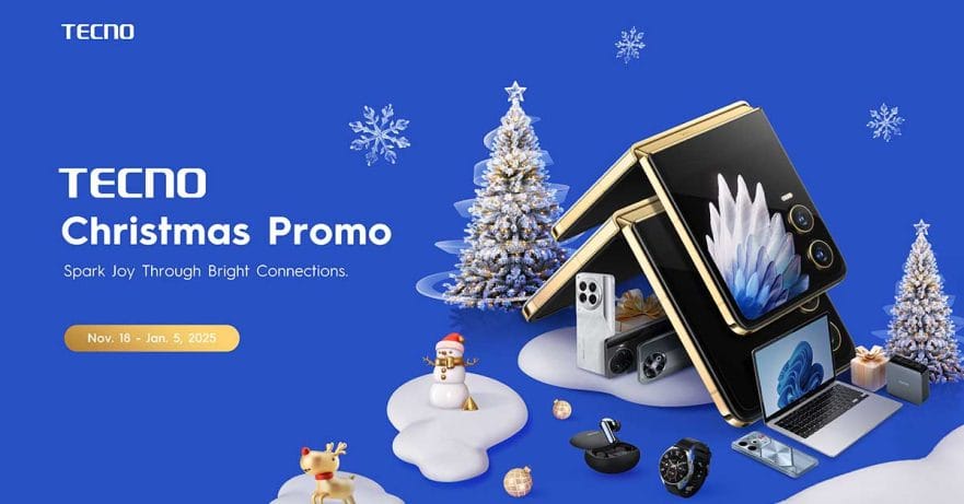 TECNO Christmas promo 2024 details via Revu Philippines