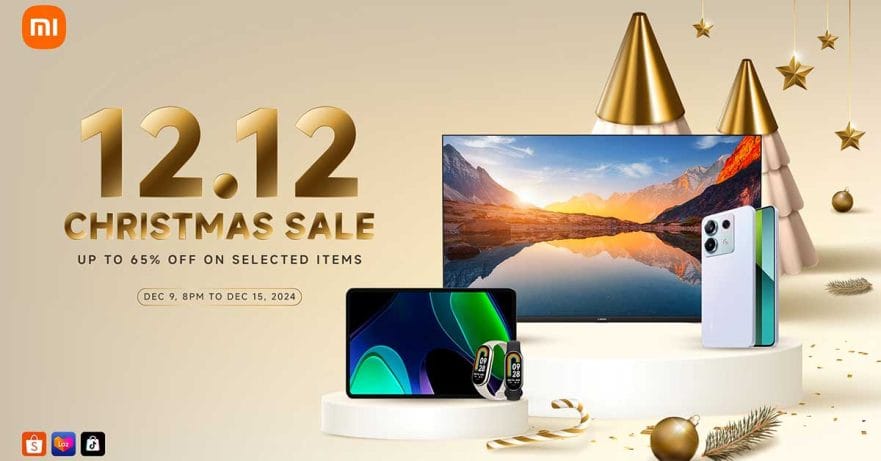 Xiaomi 12.12 Christmas Sale 2024 product list and discounted prices via Revu Philippines