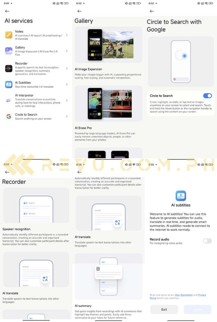 AI features on the Redmi Note 14 Pro Plus 5G via Revu Philippines