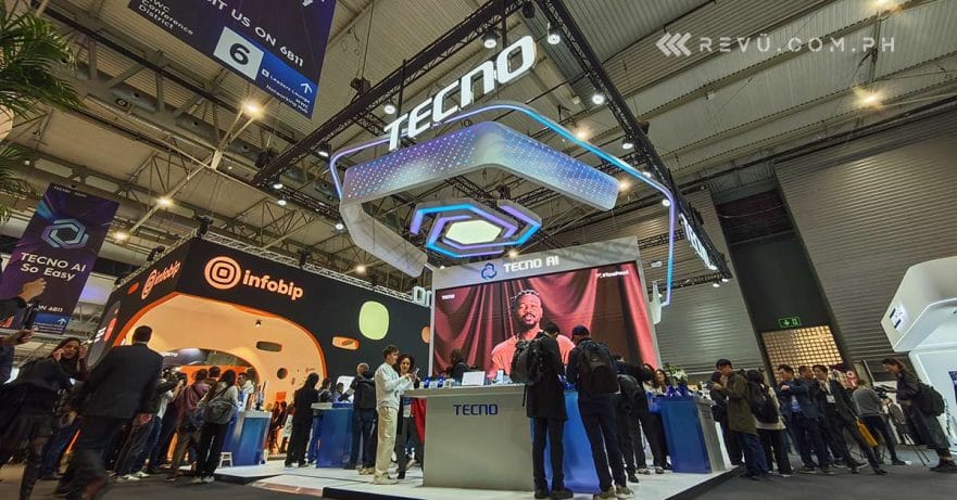 TECNO MWC 2025 booth via Revu Philippines